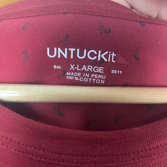 Untuckit men’s long sleeve kellian pocket with button detail size xl - Picture 3 of 5